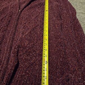 Basic Editions Women's Burgundy Sweater